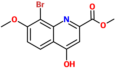 MC002795 2-Carbomethoxy-8-bromo-4-hydroxy-7-methoxyquinoline